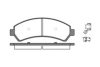 KAWE 0688 00 Brake Pad Set, disc brake
